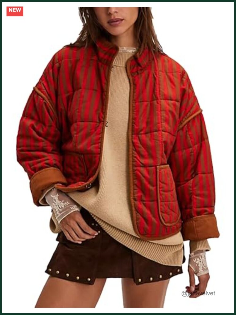 Cropped Floral Puffer Jacket Lightweight Open Front Quilted Coat